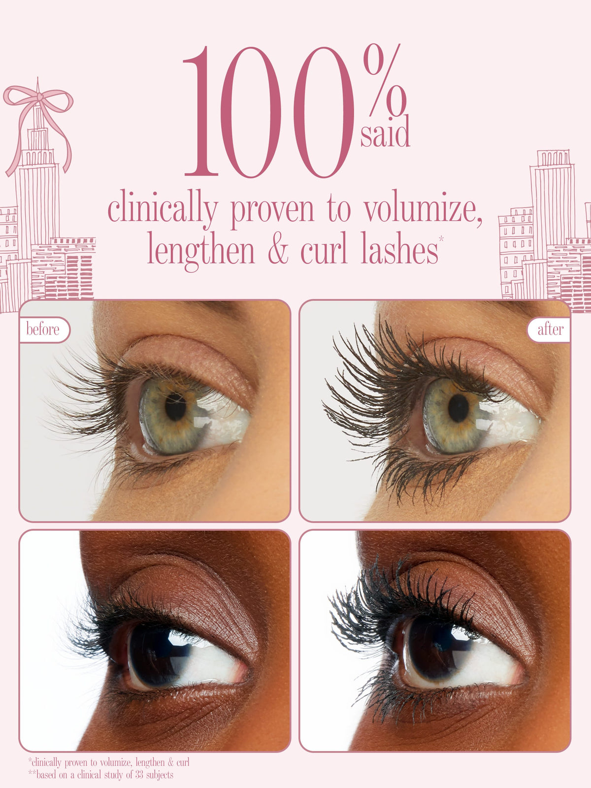 limited-edition lights, camera, lashes™ platinum mascara