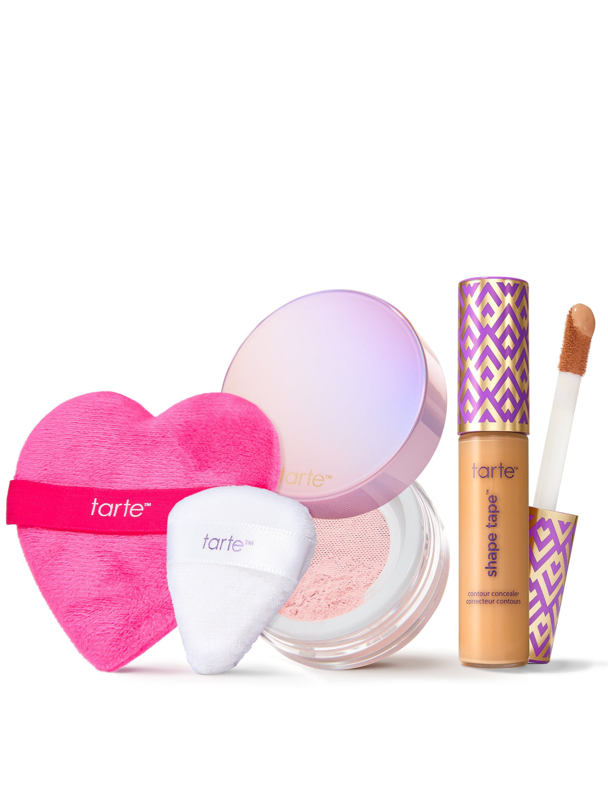 shape & bake shape tape™ & creaseless powder duo