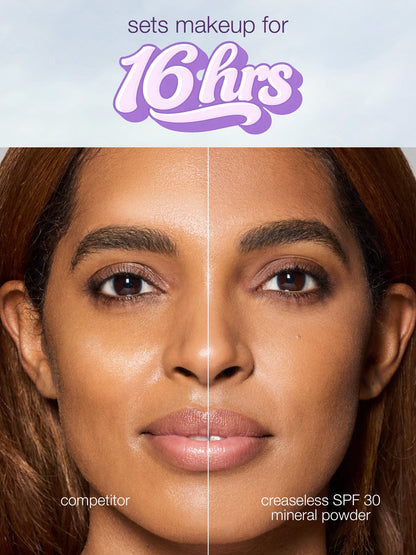 creaseless SPF 30 mineral powder sunscreen