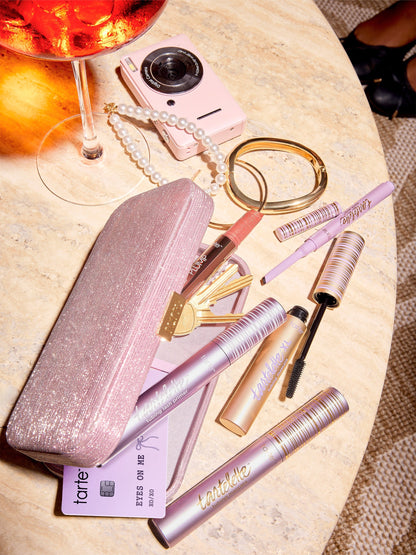 eyes on me mascara & liner clutch
