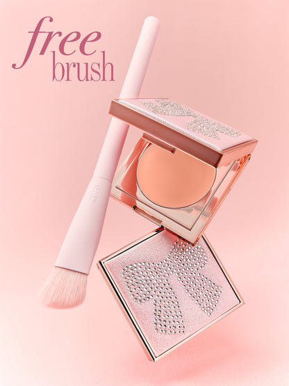 face card never declines CC undereye & brush