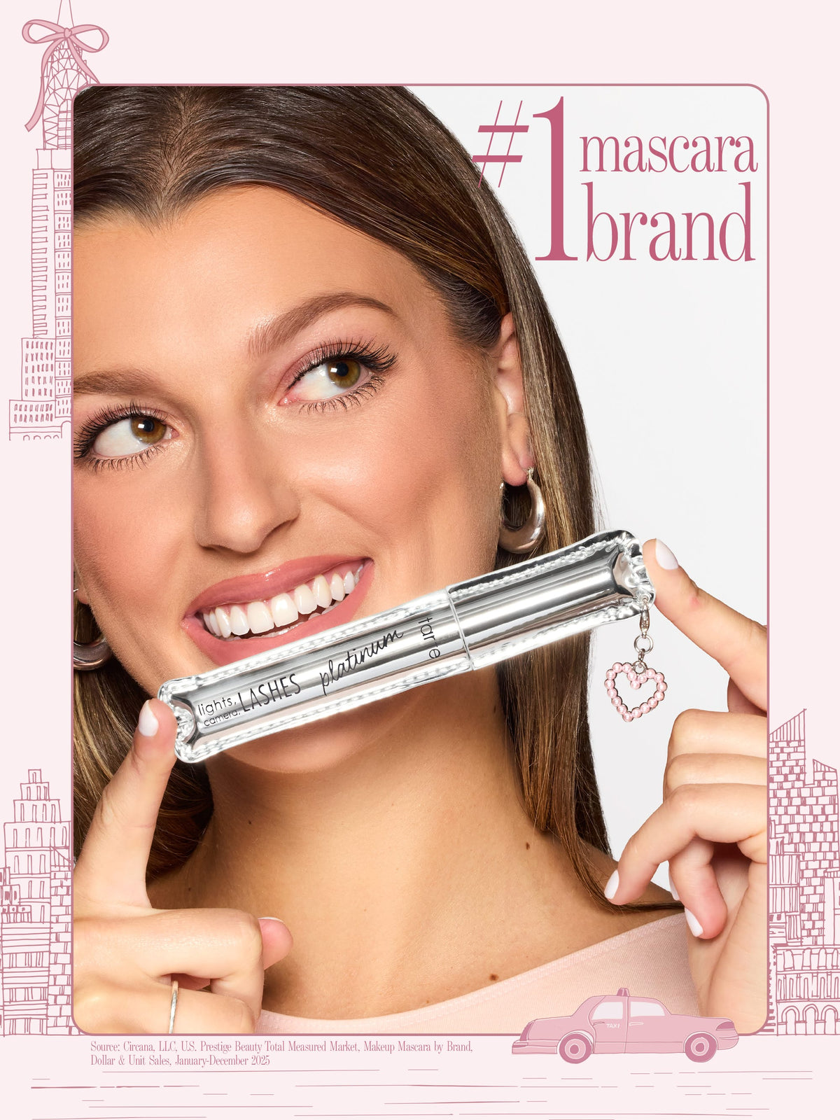 limited-edition lights, camera, lashes™ platinum mascara