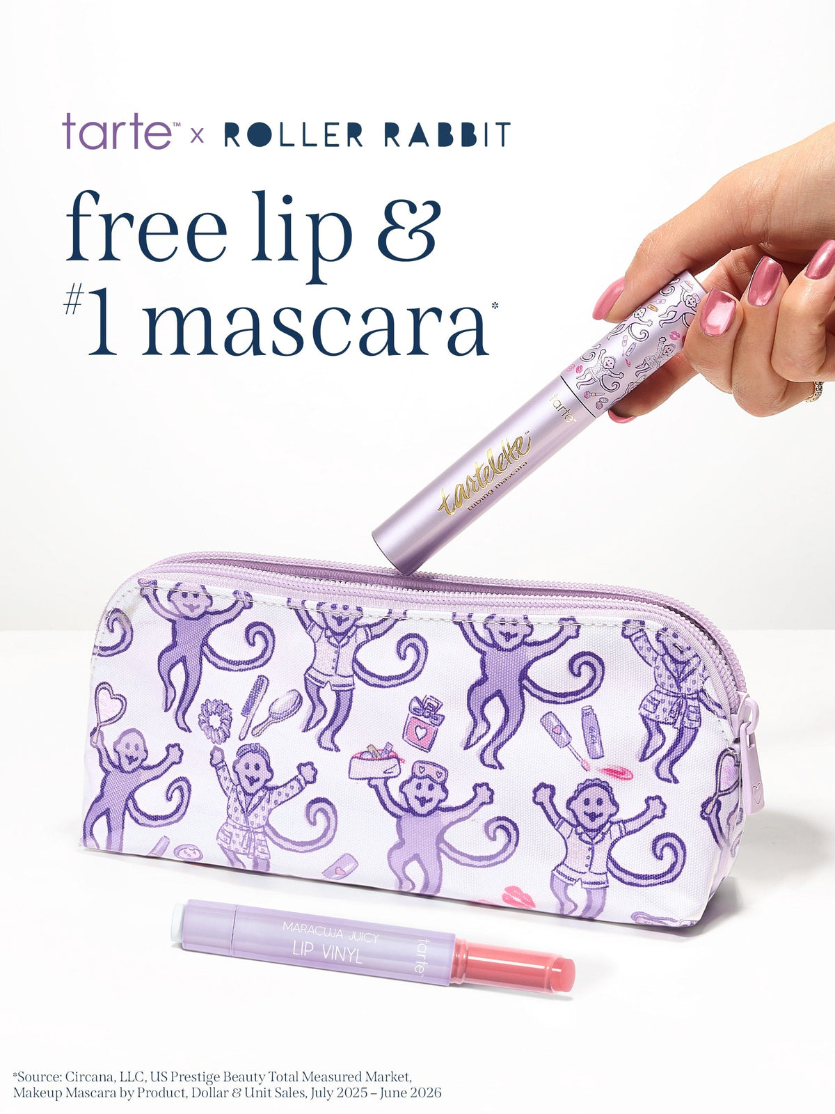 tarte x Roller Rabbit best-sellers set