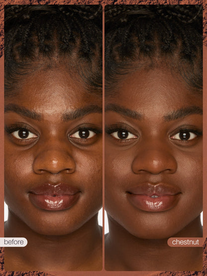 travel-size creaseless setting & brightening powder