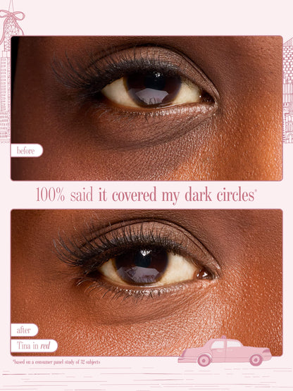 face card never declines CC undereye & brush
